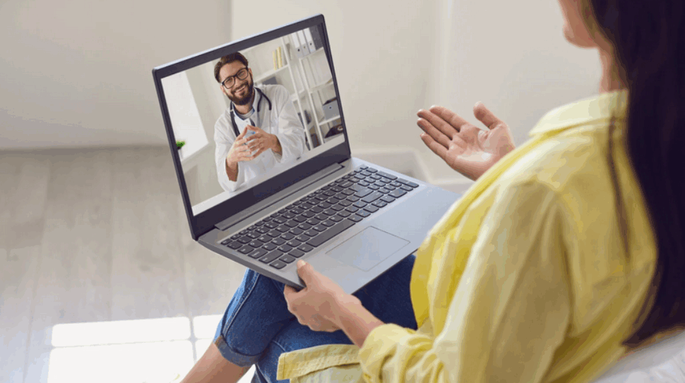 Screenshot 2024-10-03 at 16-15-49 Woman Using Video Call to Chat with Doctor - Photos by Canva